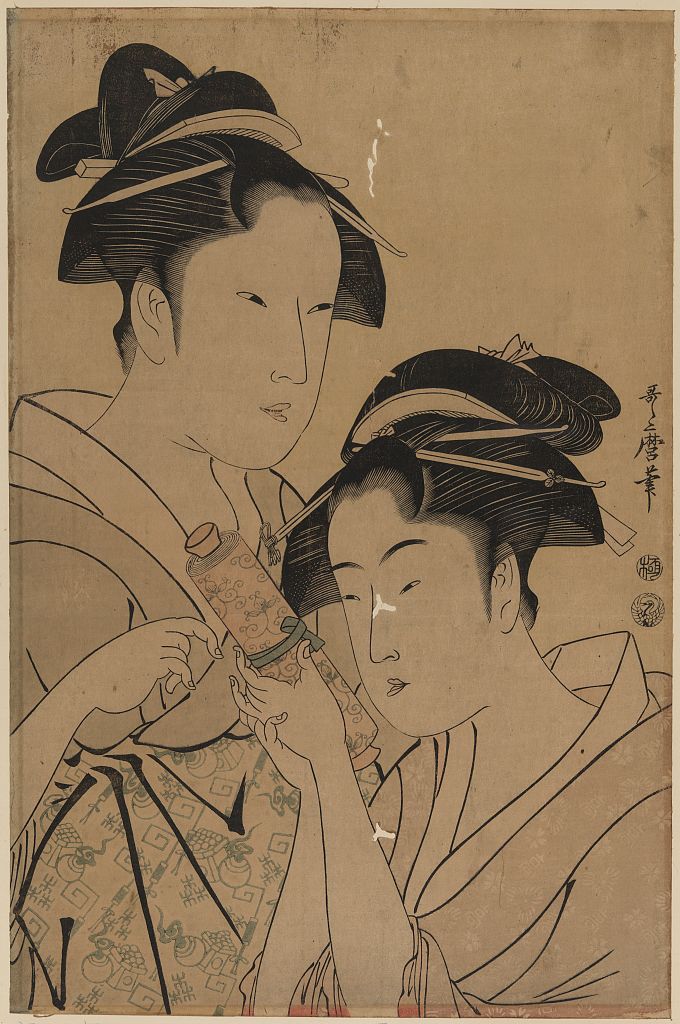A picture of Kagiya osen to takashima ohisa