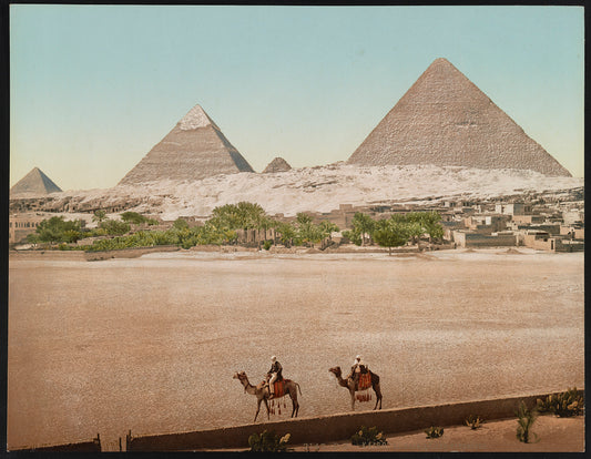 A picture of Kairo, el Kafr et les pyramides