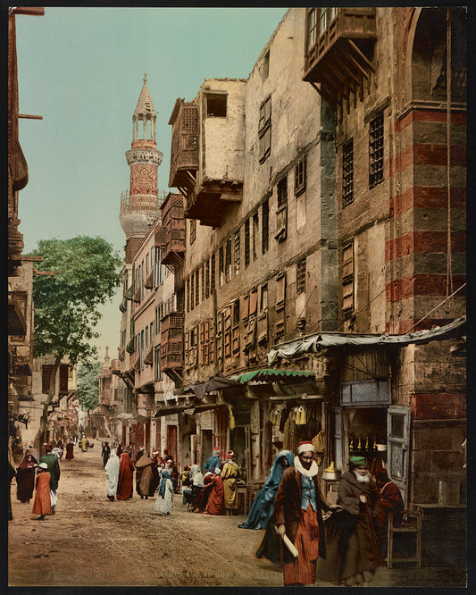 A picture of Kairo, Rue au Quartier Arabe