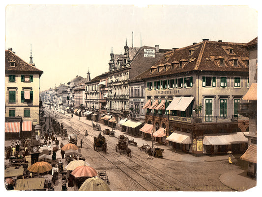 A picture of Kaiser Strasse, Karlsruhe, Baden, Germany