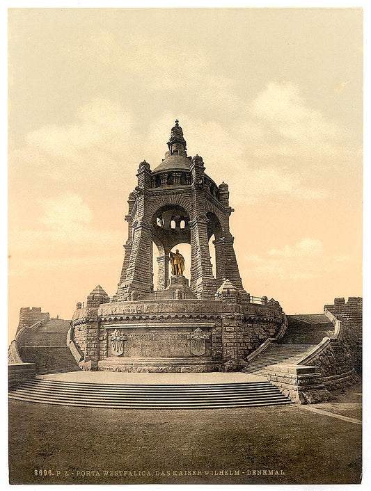 A picture of Kaiser William Monument, Westphalia, Germany