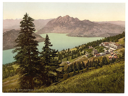 A picture of Kaltbad and Pilatus, Rigi, Switzerland