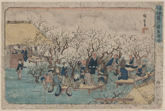 A picture of Kameido umeyashiki no zu