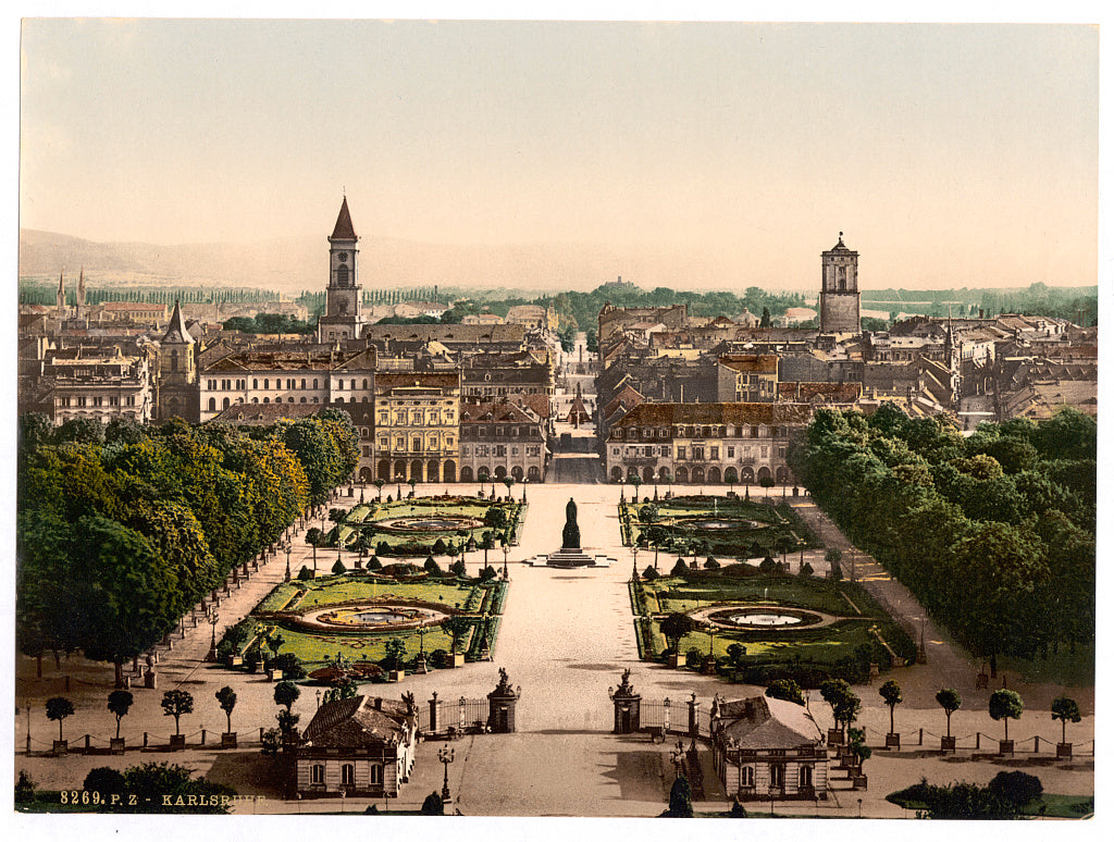 A picture of Karlsruhe, general view, Baden, Germany