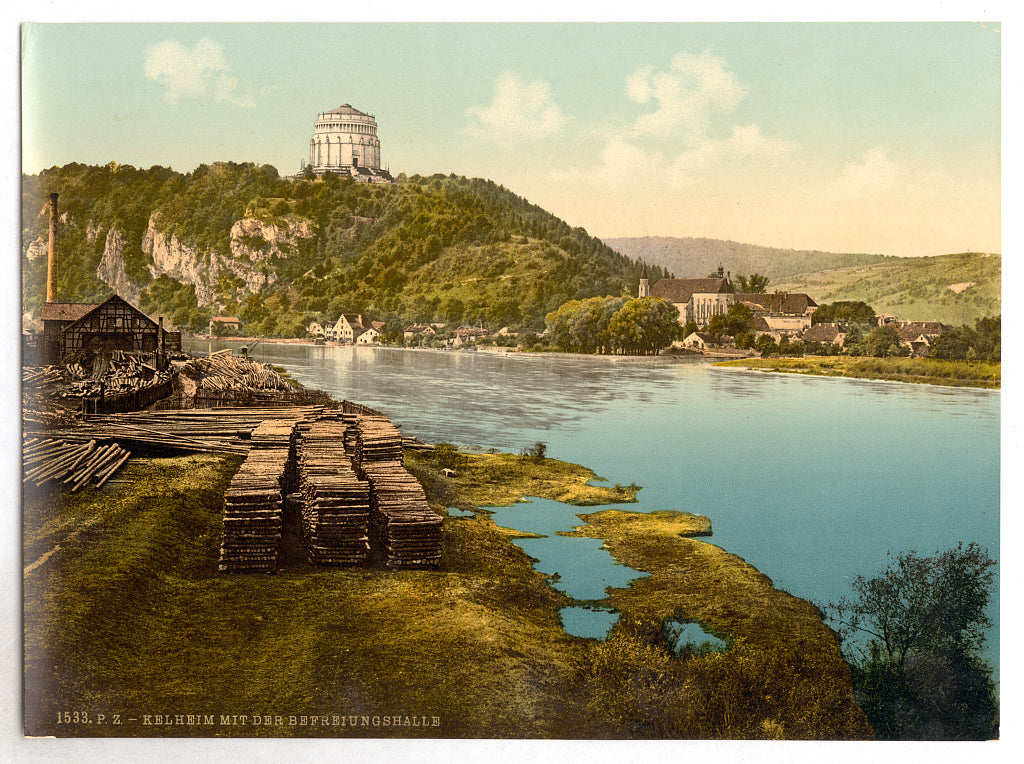 A picture of Kelheim and Liberation Hall, Bavaria, Germany