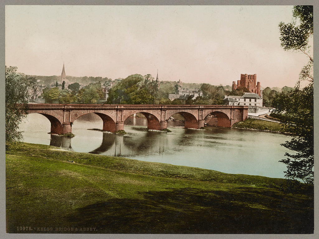 A picture of Kelso. Bridge and Abbey