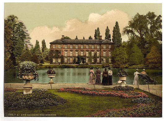 A picture of Kew Gardens, the museum, England