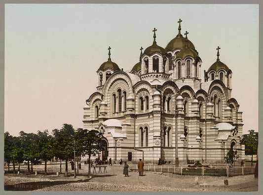 A picture of Kiew. La Cathedrale Saint Wladimir