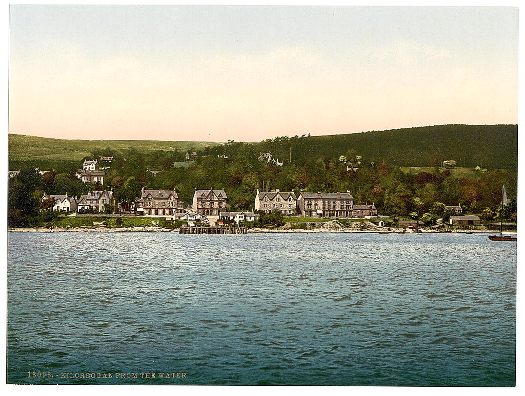 A picture of Kilcreggan from the water, Scotland