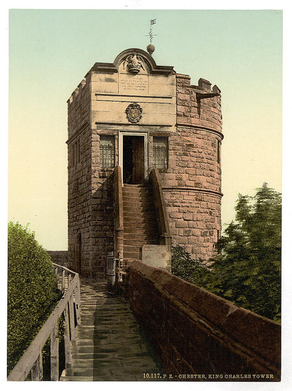 A picture of King Charles' Tower, Chester, England