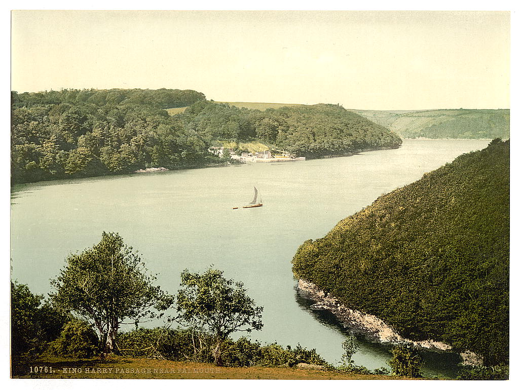 A picture of King Harry Passage, near Falmouth, Cornwall, England