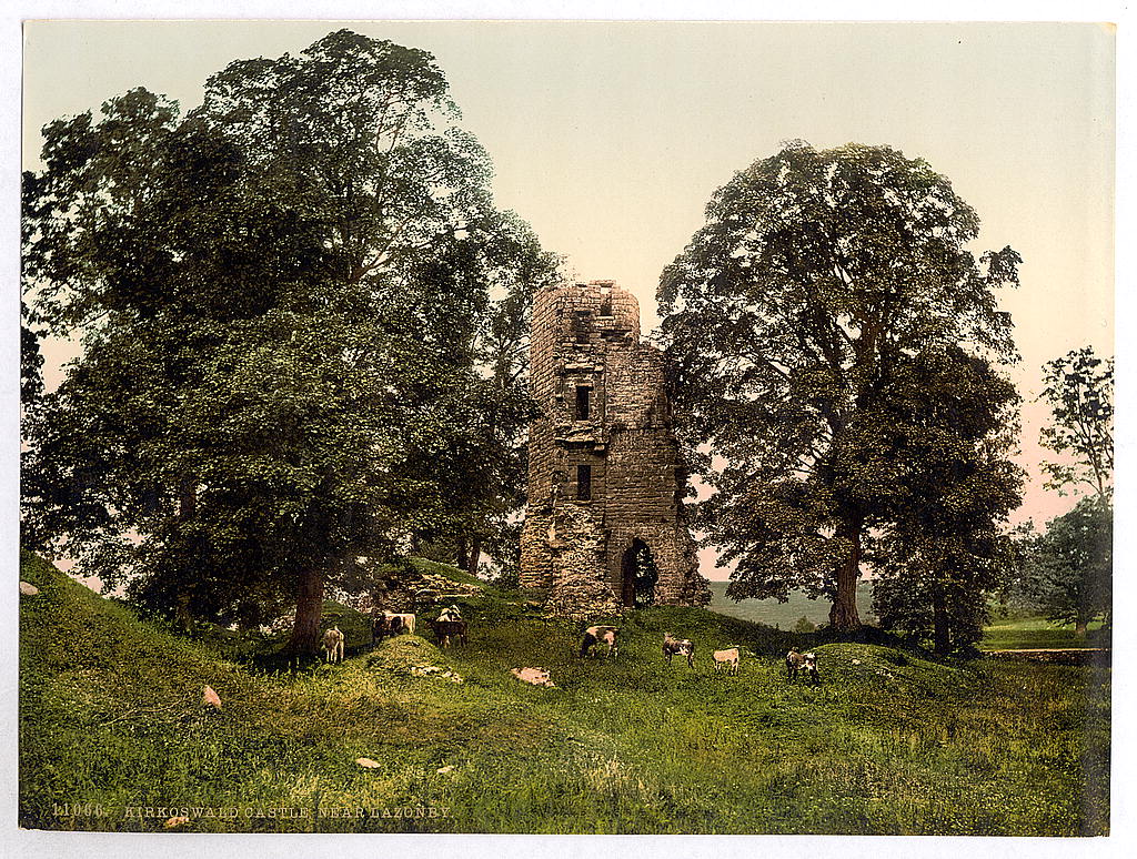 A picture of Kirkoswald Castle, near Lazonby, Lake District, England