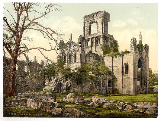 A picture of Kirkstall Abbey, York, England