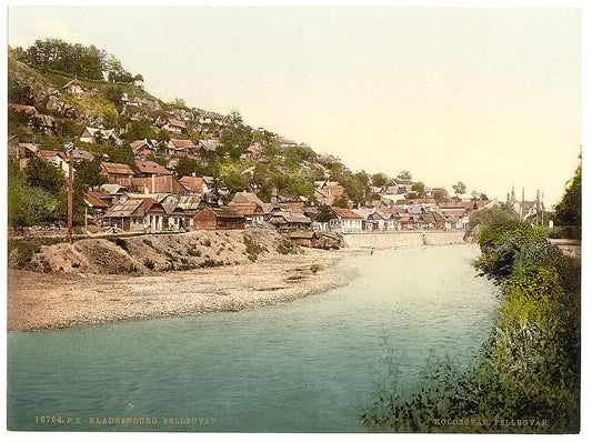 A picture of Klausenberg (i.e. Klausenburg), Fellegvar, Hungary, Austro-Hungary