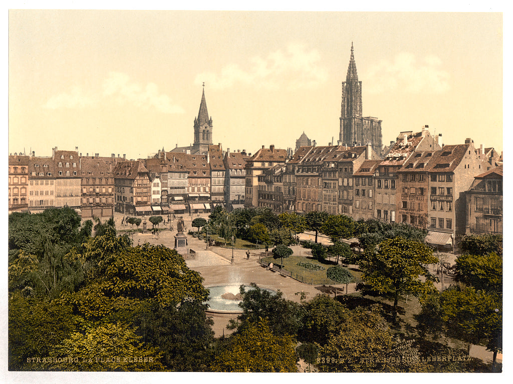 A picture of Kleber Place, Strassburg, Alsace Lorraine, Germany