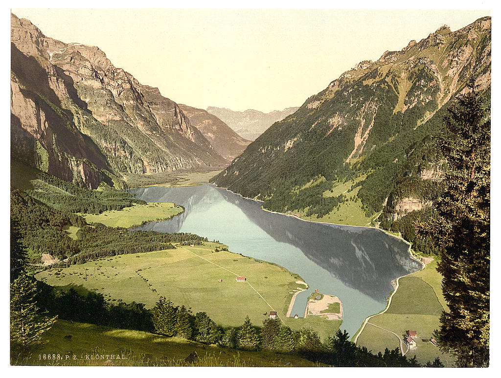 A picture of Klonthal Lake, general view, Glarus, Switzerland