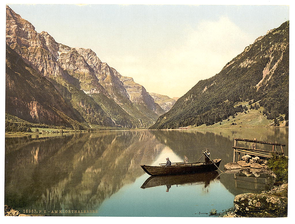 A picture of Klonthal Lake, Glarus, Switzerland