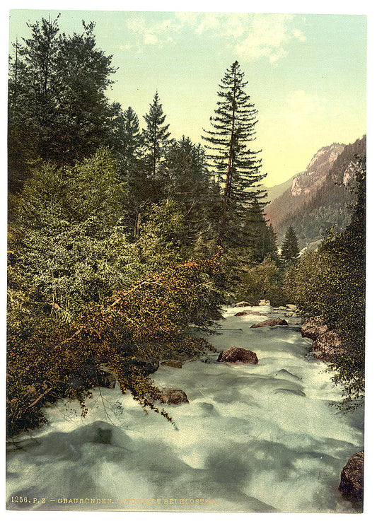 A picture of Klosters, gorges of the Landquart, Grisons, Switzerland