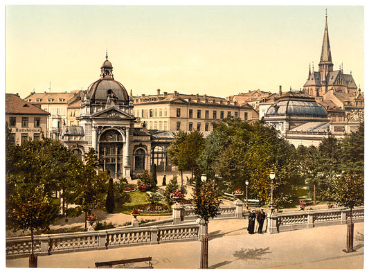 A picture of Kochbrunnen, Wiesbaden, Hesse-Nassau, Germany