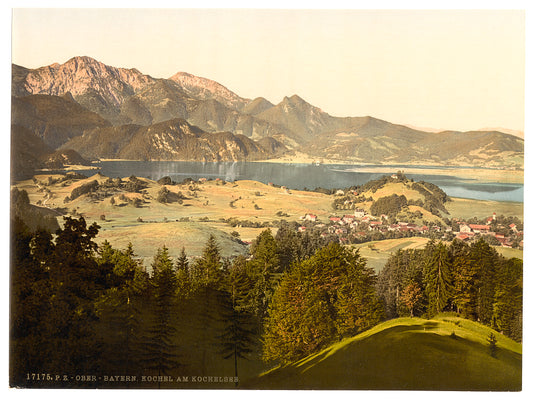 A picture of Kochel on Kochelsee, Upper Bavaria, Germany