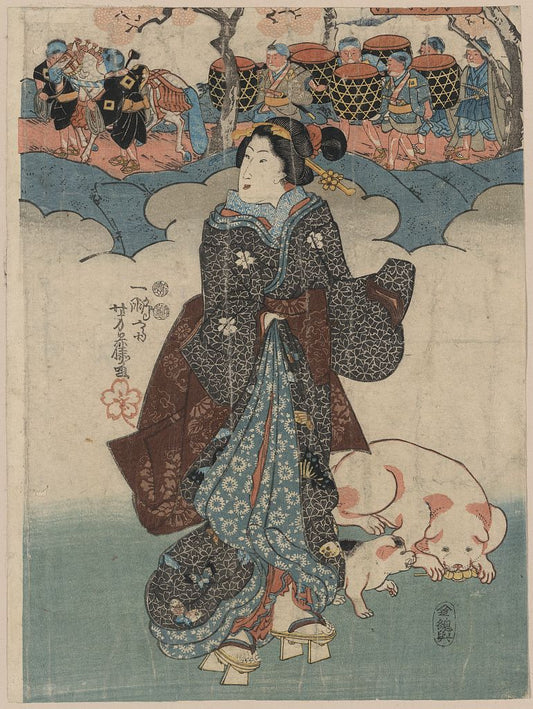 A picture of Kodomo gyōretsu to fujin