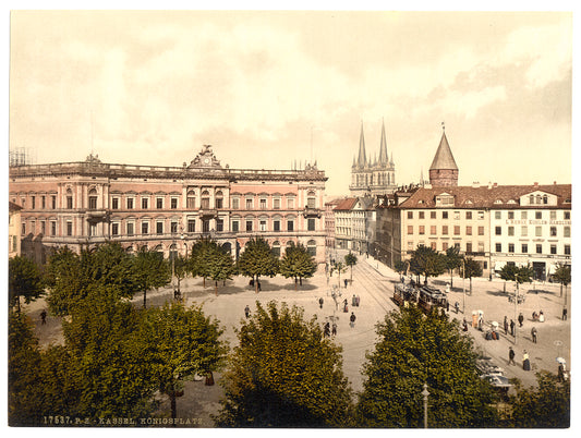 A picture of Konigsplatz, Cassel (i.e., Kassel), Hesse-Nassau, Germany
