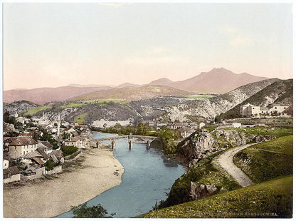 A picture of Konjica, general view, Herzegowina, Austro-Hungary