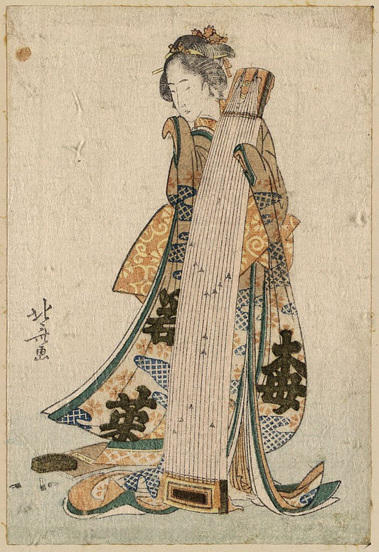 A picture of Koto o idaku musume