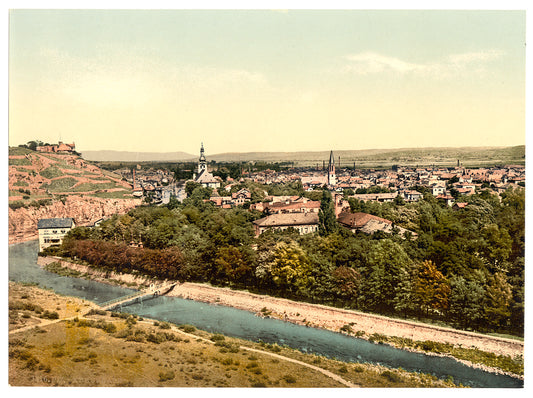 A picture of Kreuznach (i.e., Bad Kreuznach), Nahethal, Rhenish Prussia, Germany