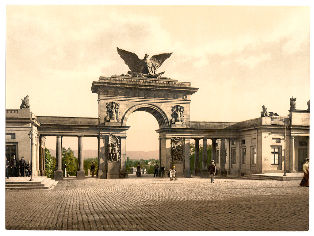 A picture of Krieger Monument, Thor, Cassel Ave, Cassel (i.e., Kassel), Hesse-Nassau,  Germany