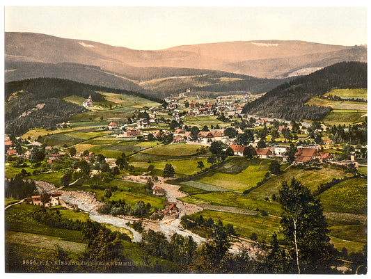 A picture of Krummhubel, Riesengebirge, Germany (i.e., Karpacz, Poland)