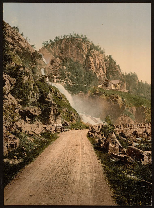 A picture of Laatefos, Odde (i.e. Odda), Hardanger Fjord, Norway