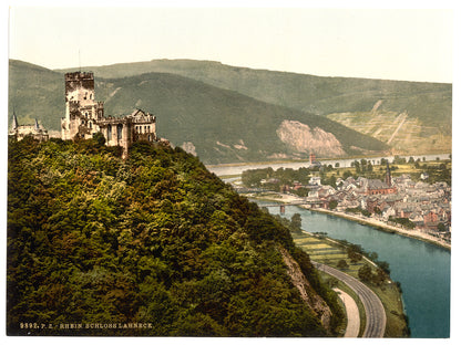 A picture of Lahneck Castle, the Rhine, Germany