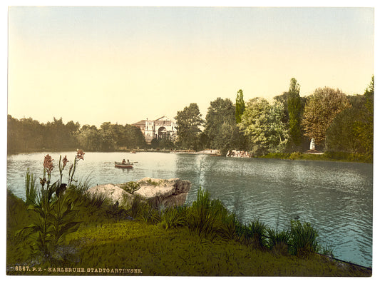 A picture of Lake in public garden, Karlsruhe, Baden, Germany