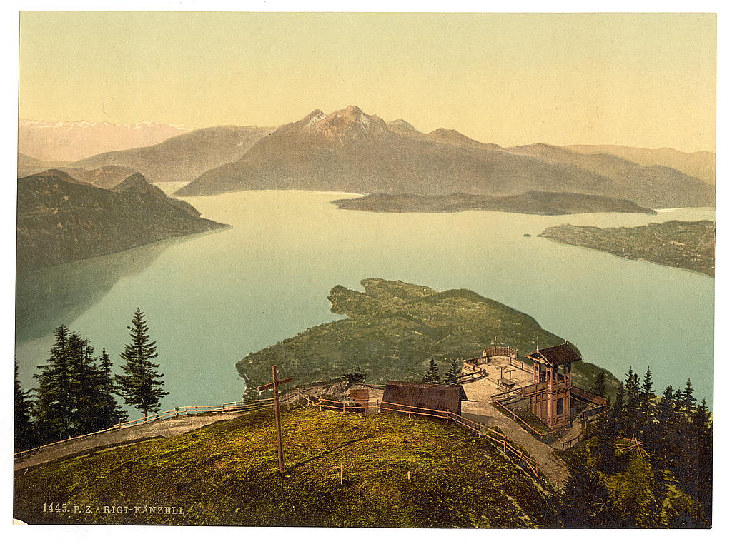 A picture of Lake of the Four Cantons, Pilatus, Switzerland