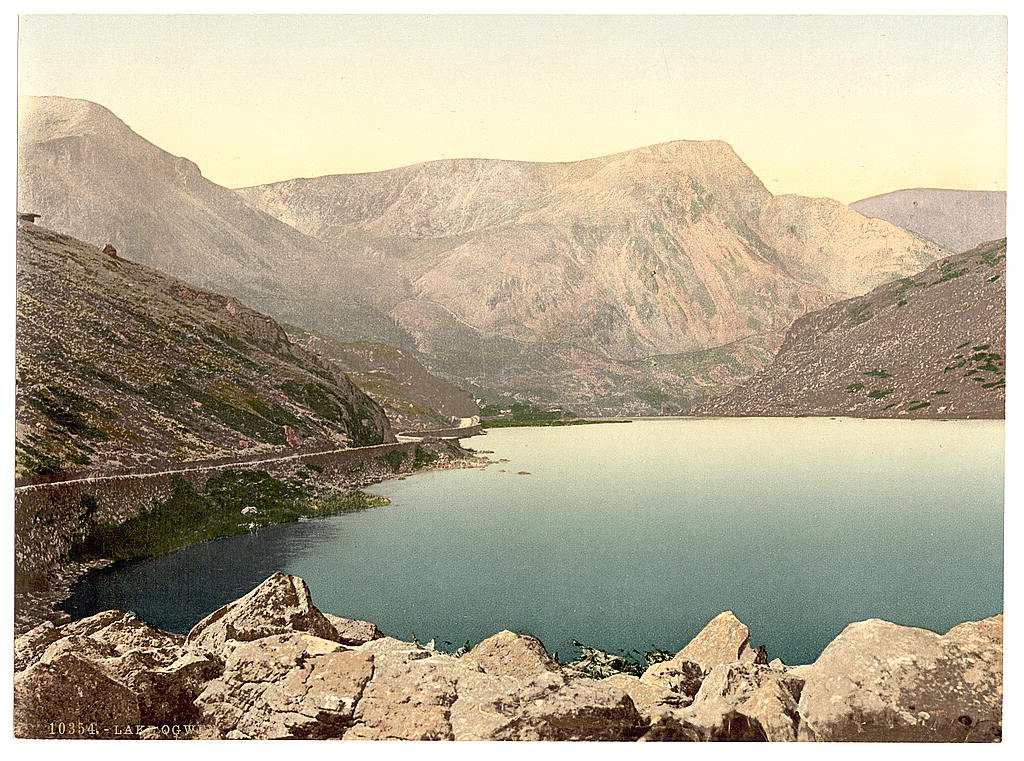 A picture of Lake Ogwen, Nant Francon (i.e. Nant Ffrancon) Pass, Wales