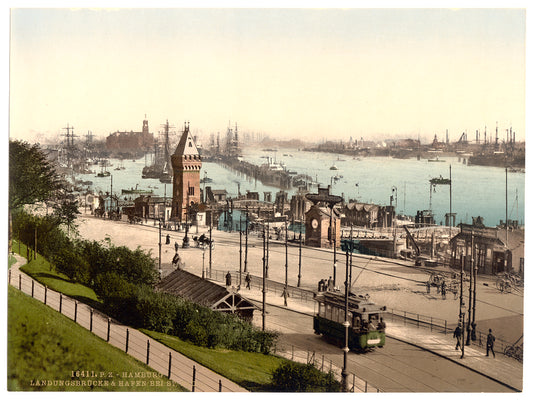 A picture of Landing Bridge near St. Paul's, Hamburg, Germany
