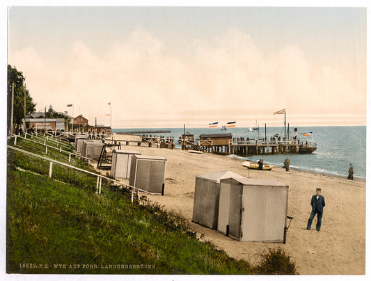 A picture of Landing pier, Wyk on Fohr, Schleswig-Holstein, Germany