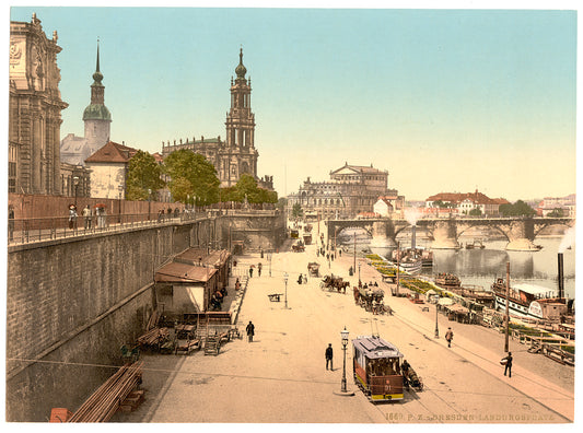 A picture of Landing-place for steamers, Altstadt, Dresden, Saxony, Germany