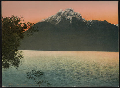 A picture of Largs Peak. Lake Te Anau