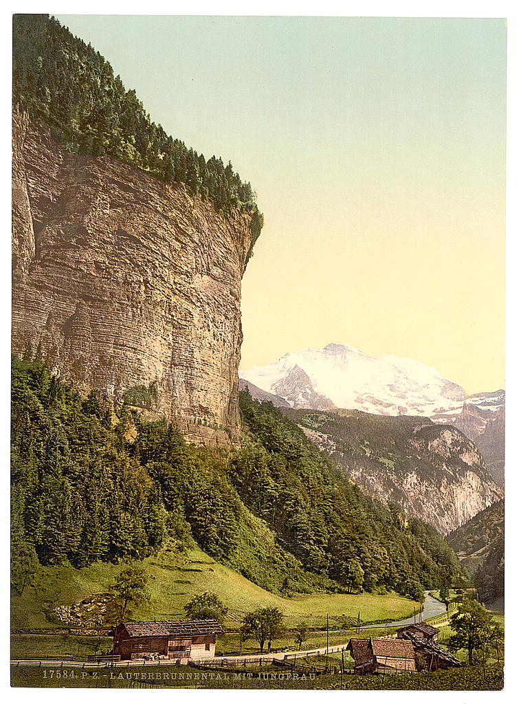 A picture of Lauterbrunnen Valley and Jungfrau, Bernese Oberland, SWitzerland