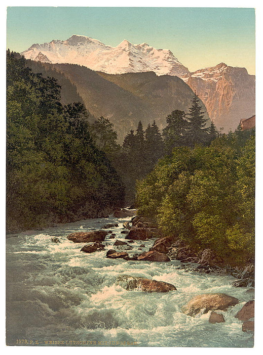 A picture of Lauterbrunnen Valley, Jungfrau and White Lutschine, Bernese Oberland, Switzerland