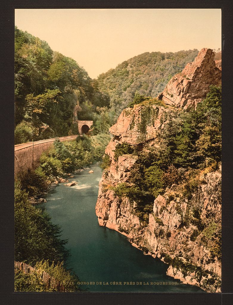 A picture of Le Cantal, gorge of the Cère river, Auvergne Mountains, France