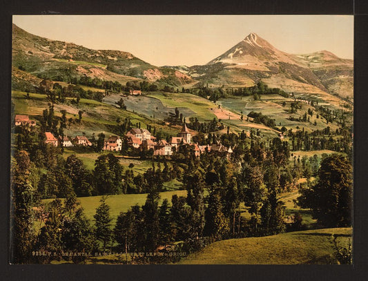 A picture of Le Cantal, St. Jacques and the Puy-Griou, Auvergne Mountains, France