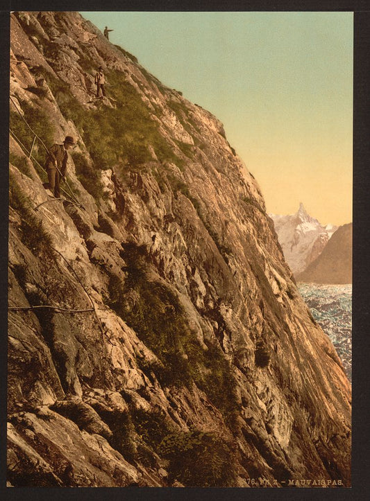 A picture of Le Mauvais Pas, Chamonix Valley, France