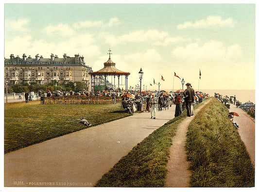 A picture of Lee's Promenade and Bandstand, Folkestone, England