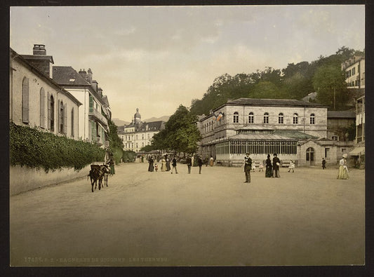 A picture of Les Thermes, Bagneres de Bigorra (i.e., Bagnères-de-Bigorre) Pyrenees, France