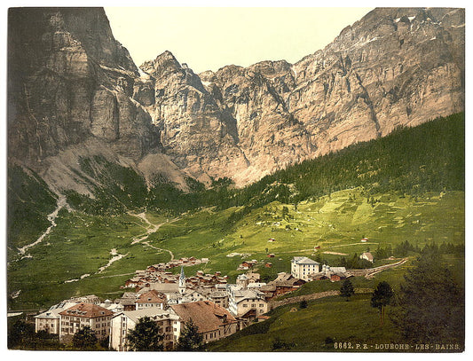 A picture of Leukerbad, Valais, Alps of, Switzerland