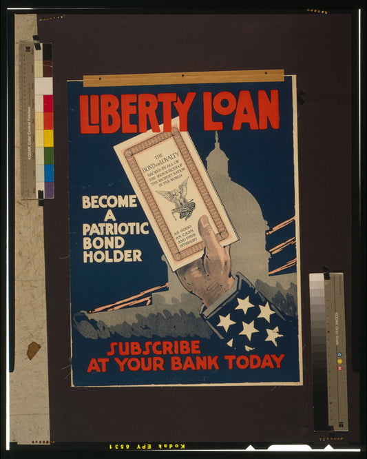 A picture of Liberty Loan--Become a patriotic bond holder--Subscribe at your bank today