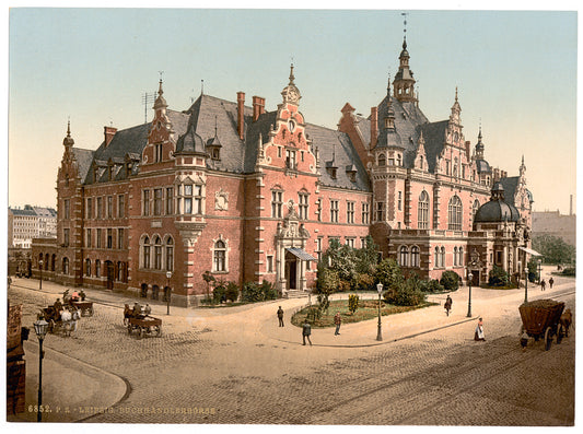 A picture of Library Exchange, Leipsig (i.e., Leipzig), Saxony, Germany